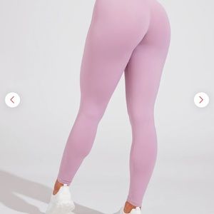 Buffbunny NWT Meta Post It pink leggings-xs